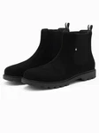 OMBRE Chelsea-Stiefel Chelseaboots Schwarz