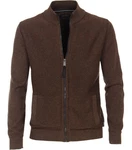 CASAMODA Strickjacke Uni Braun