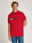 Tommy Hilfiger Poloshirt HILFIGER CHEST INSERT REG POLO Rot/Dunkelrot