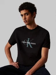 Rundhalsshirt TEXTURED MONOLOGO TEE Logodruck
