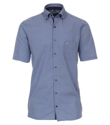 CASAMODA Businesshemd Kurzarm (813682500) Hellblau/Blau/Dunkelblau