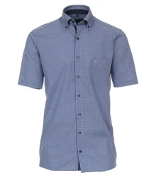 CASAMODA Businesshemd Kurzarm (813682500) Hellblau/Blau/Dunkelblau