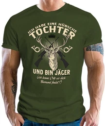 T-Shirt ich habe eine hbsche Tochter und bin Jger ...