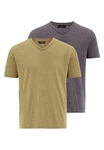 Dandalo Poloshirt Otylia 2er-Pack Dunkelgrau/Grau/Hellgrau