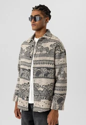 Dandalo Blusenshirt Kaylan Beige/Grau/Creme