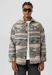Dandalo Blusenshirt Kaylan Beige/Grau/Creme