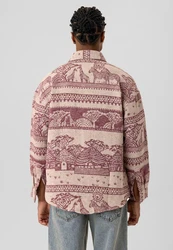 Dandalo Blusenshirt Kaylan Rosa/Dunkelrot