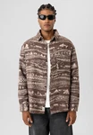 Dandalo Blusenshirt Daniel Dunkelrot/Braun/Beige/Bordeaux/Lila
