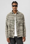 Dandalo Blusenshirt Daniel Beige/Hellgrau/Dunkelgrün/Khaki/Grau/Creme