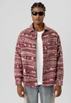Dandalo Blusenshirt Daniel Bordeaux/Dunkelrot/Rot