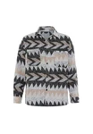 Dandalo Blusenshirt Rodrigo Creme/Beige/Braun/Grau/Gelb