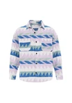 Dandalo Blusenshirt Rodrigo Hellblau/Creme/Fliederfarben/Weiß/Rosa