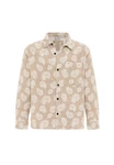 Dandalo Blusenshirt Arthur Beige/Braun/Creme/Weiß