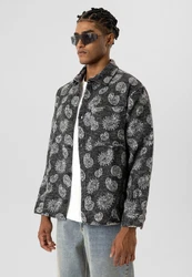 Dandalo Blusenshirt Arthur Schwarz/Hellgrau/Grau/Braun