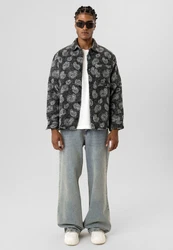 Dandalo Blusenshirt Arthur Schwarz/Hellgrau/Grau/Braun