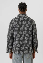 Dandalo Blusenshirt Arthur Schwarz/Hellgrau/Grau/Braun