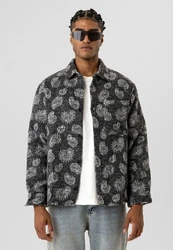 Dandalo Blusenshirt Arthur Schwarz/Hellgrau/Grau/Braun