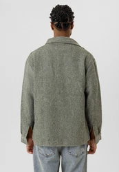 Dandalo Blusenshirt Marcelo Dunkelgrün/Grün/Hellgrau/Beige