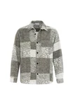 Dandalo Blusenshirt Leocadio Creme/Grau/Beige