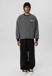 Dandalo Sweatshirt Anderson Dunkelblau/Schwarz/Weiß/Beige