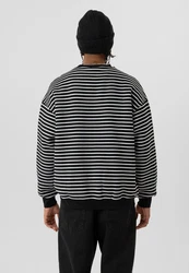 Dandalo Sweatshirt Anderson Dunkelblau/Schwarz/Weiß/Beige
