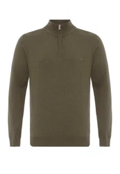anou Sweatshirt Enrifo Dunkelgrün/Khaki