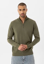 anou Sweatshirt Enrifo Dunkelgrün/Khaki