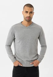 anou anou Sweatshirt MORINA Grau/Hellgrau/Dunkelgrau