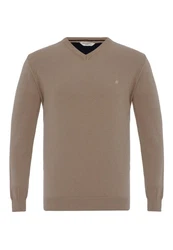 anou anou Sweatshirt MORINA Khaki/Beige/Braun/Grau
