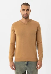 anou anou Sweatshirt MORINA Beige/Braun/Khaki