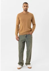 anou anou Sweatshirt MORINA Beige/Braun/Khaki