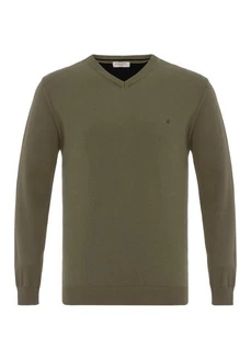 anou anou Sweatshirt MORINA Dunkelgrün/Khaki