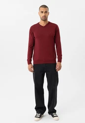 anou anou Sweatshirt MORINA Dunkelrot/Bordeaux/Rot