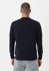 anou Sweatshirt Mozdal Dunkelblau/Blau