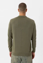 anou Sweatshirt Mozdal Dunkelgrün/Khaki