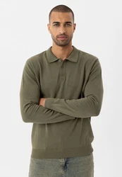 anou Sweatshirt Mozdal Dunkelgrün/Khaki