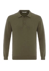 anou Sweatshirt Mozdal Dunkelgrün/Khaki
