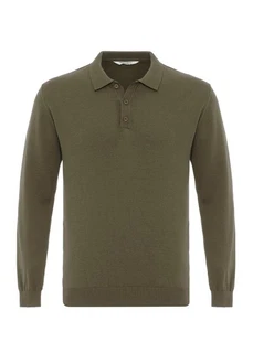 anou Sweatshirt Mozdal Dunkelgrün/Khaki