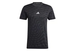 adidas GYM+ SEAML TEE SCHWARZ/GRAU