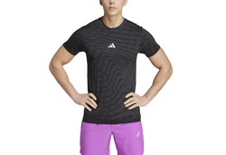adidas GYM+ SEAML TEE SCHWARZ/GRAU