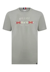 Williot Poloshirt PATTERSON TSHIRT Dunkelgrün/Beige/Grau/Mischfarben