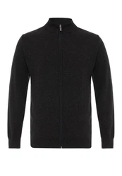 anou anou Cardigan Veriko Dunkelgrau/Grau/Schwarz