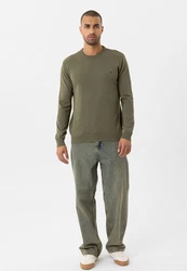 anou anou Sweatshirt Soriro Dunkelgrün/Khaki