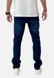 Elara Slim-fit-Jeans Herren Slim Fit Hose Denim Stretch Dunkelblau/Blau