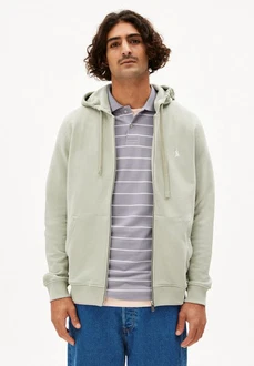 Armedangels Sweatjacke Saromian Comfort Herren Khaki/Grün/Hellgrün/Dunkelgrün