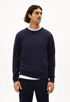 Armedangels Strickpullover LOUKAA Herren Pullover Dunkelblau