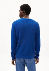 ARMEDANGELS Pullover 'GRAANMO' Blau/Dunkelblau/Hellblau