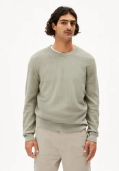 ARMEDANGELS Pullover 'GRAANMO' Khaki/Dunkelgrün/Grün/Hellgrün/Grau/Beige