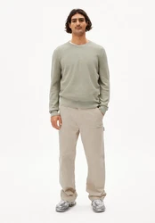 ARMEDANGELS Pullover 'GRAANMO' Khaki/Dunkelgrün/Grün/Hellgrün/Grau/Beige