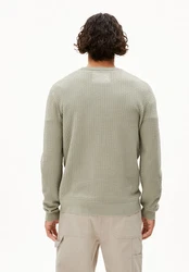 ARMEDANGELS Pullover 'GRAANMO' Khaki/Dunkelgrün/Grün/Hellgrün/Grau/Beige